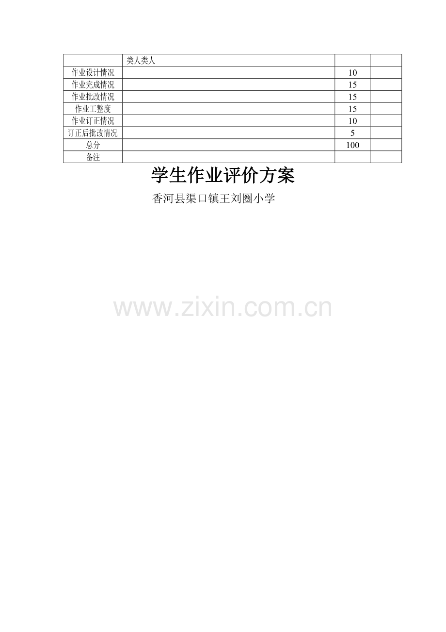 学生作业评价方案.doc_第3页