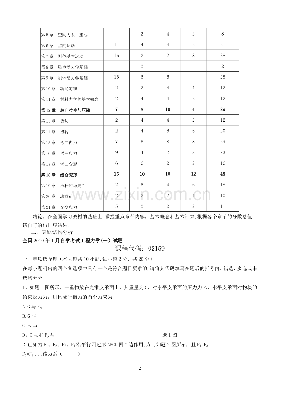 工程力学(一)知识要点.doc_第2页