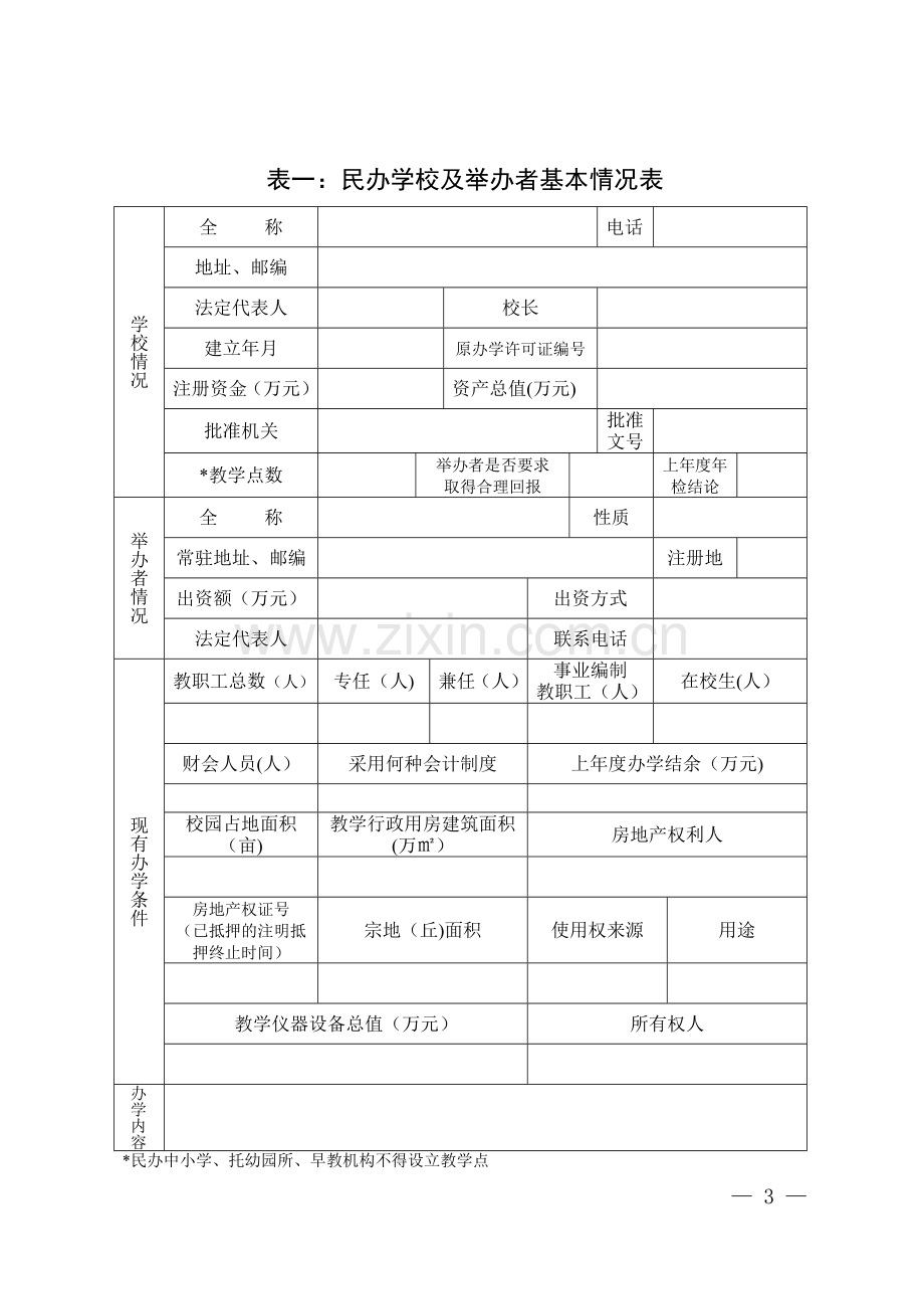 上海民办学校办学许可证.doc_第3页