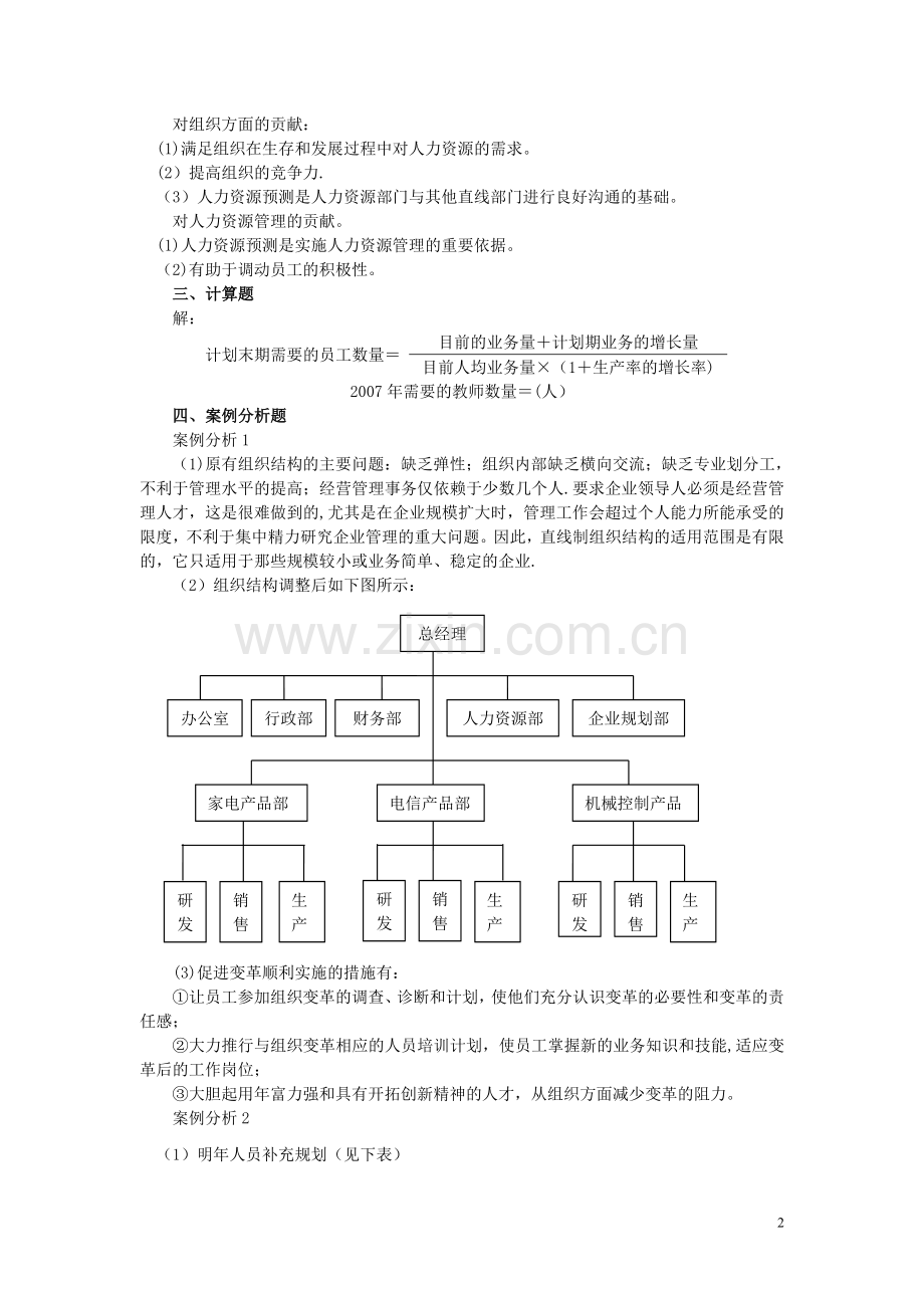 二级企业人力资源管理师指南简答题答案.doc_第2页