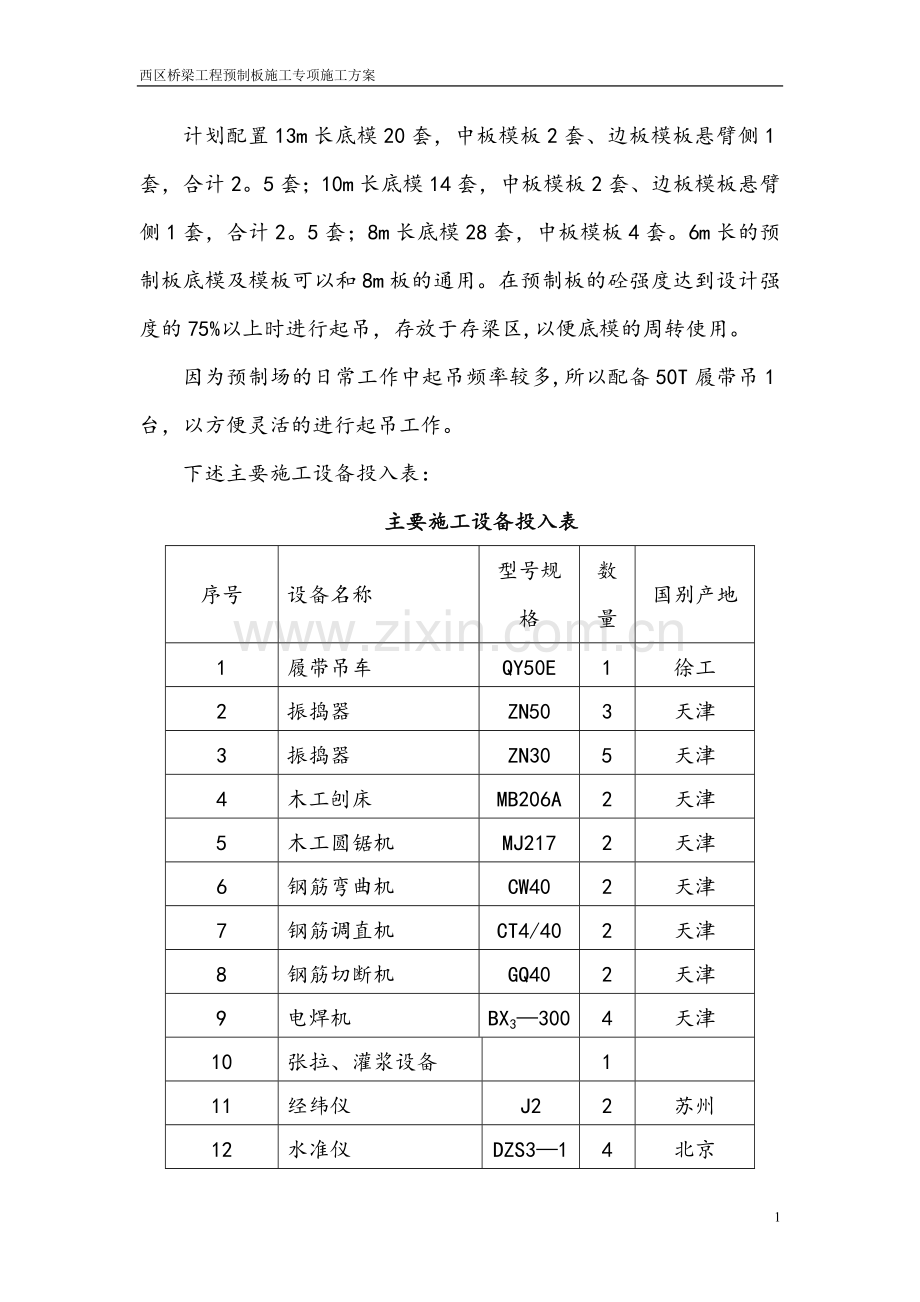 桥梁预制板施工专项施工方案.doc_第2页