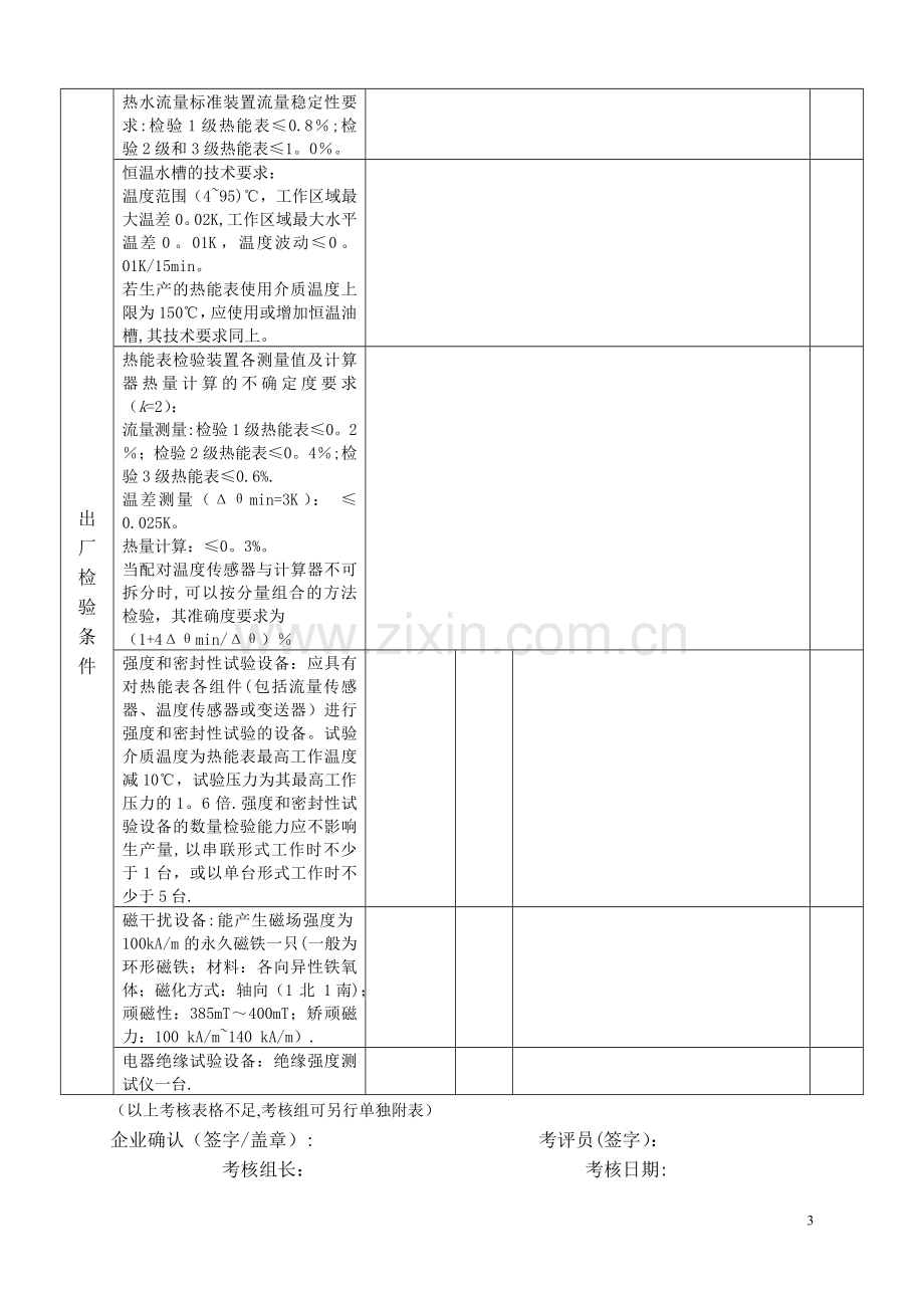 热量表制造计量器具许可必备条件考核表.doc_第3页