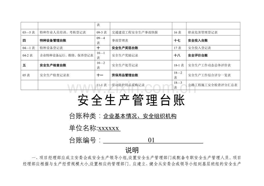 广东省安全生产管理台账表格与说明.doc_第2页