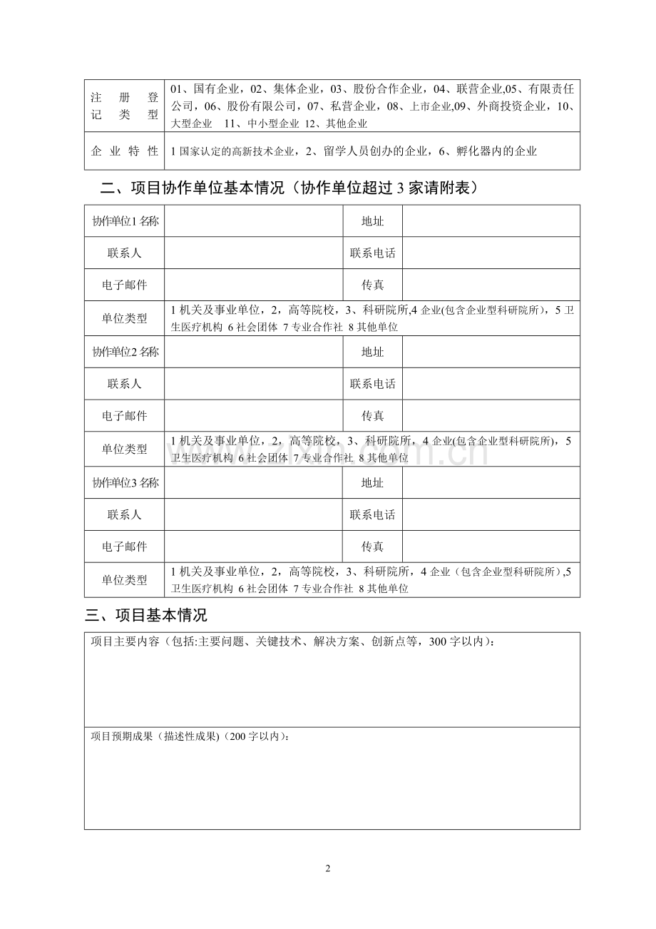 沈阳2011科学技术计划项目申报书.doc_第2页