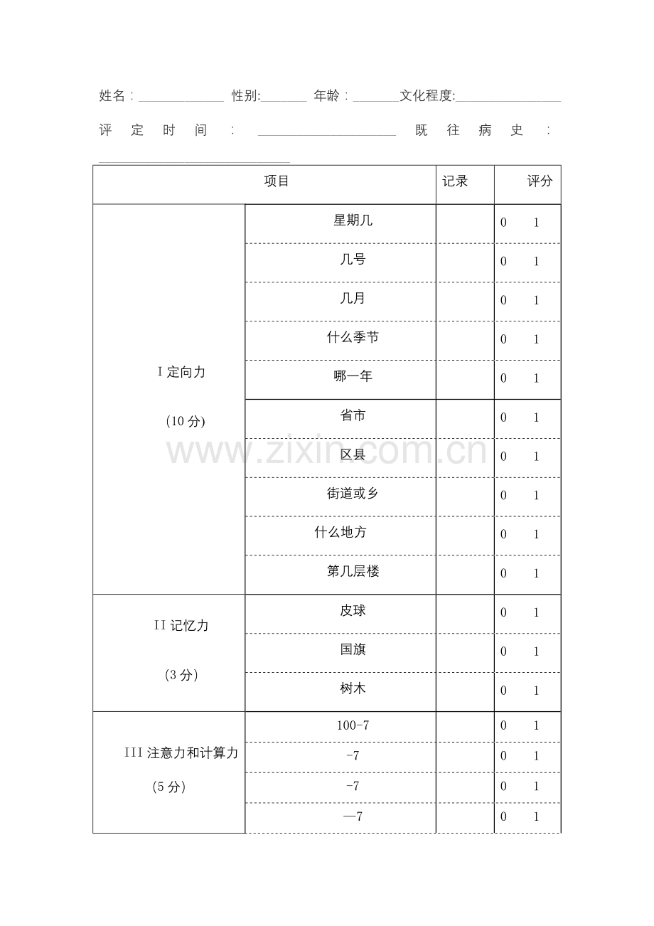 老年痴呆症三个量表.doc_第2页