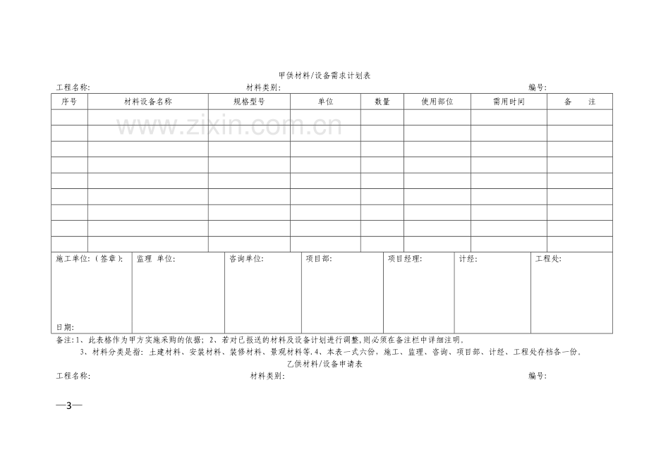 乙供设备材料管理办法(终版).docx_第3页