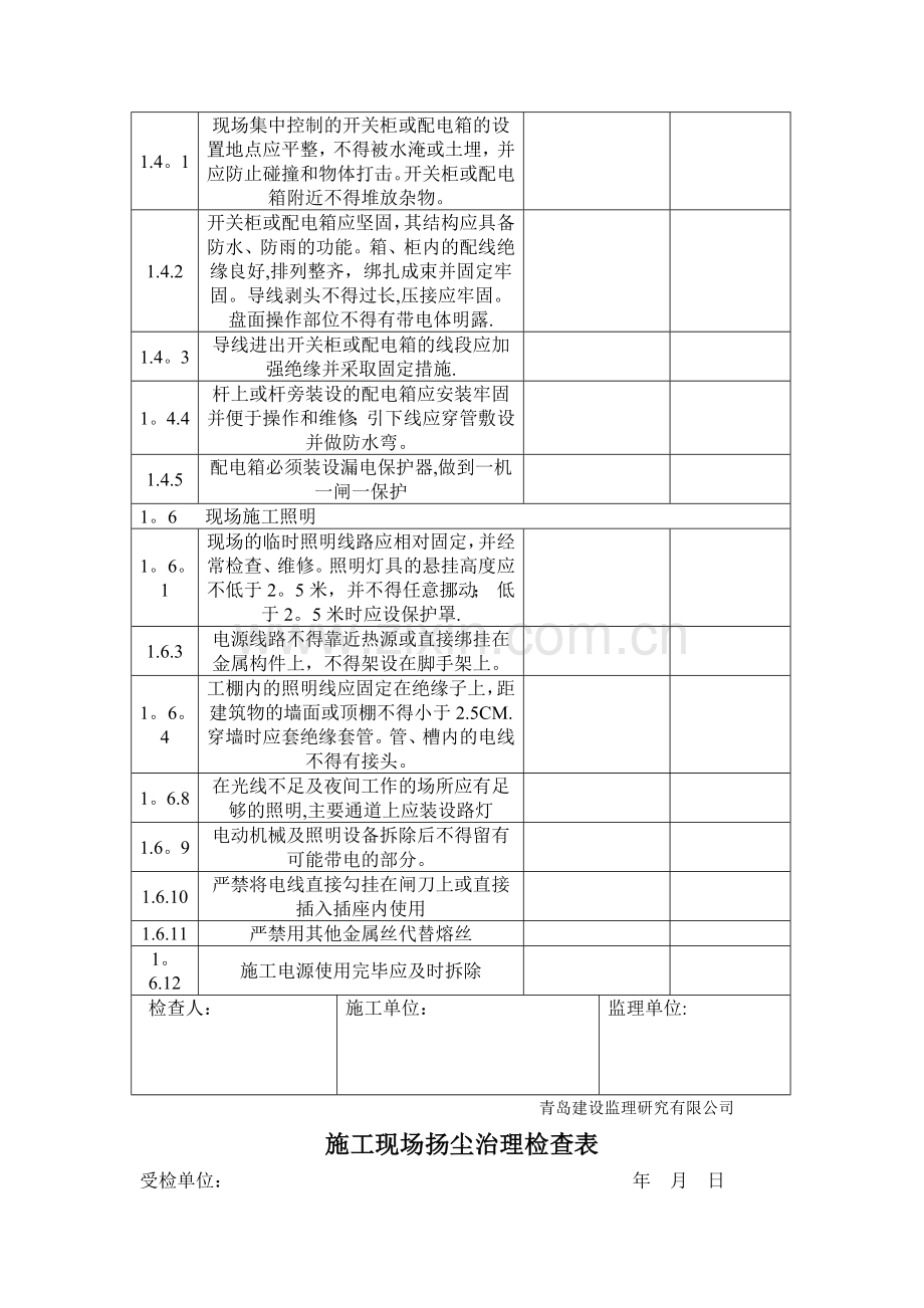 监理安全检查表.doc_第3页