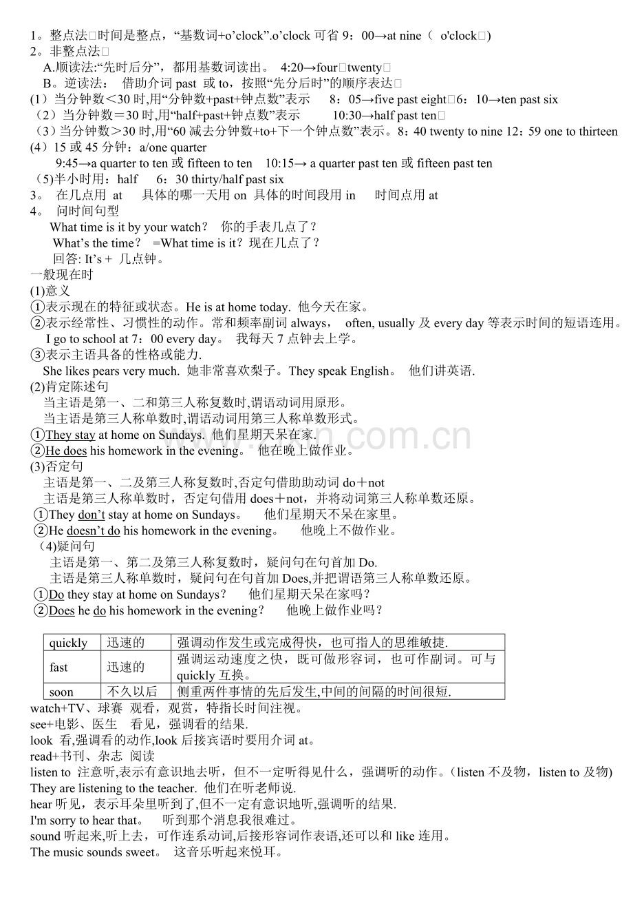 新版新目标英语七年级下册unit2知识点总结b.doc_第2页