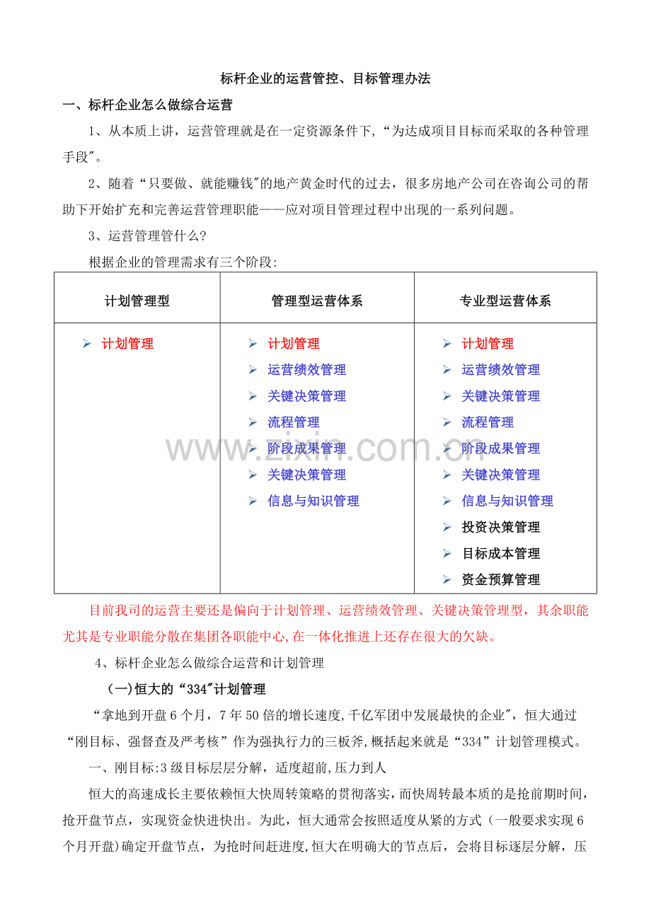 标杆企业的运营管控、目标管理办法.doc_第1页