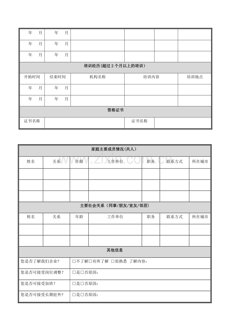 应聘人员面试登记表.doc_第2页