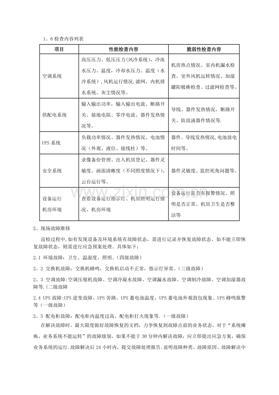 机房类运维服务方案.doc_第2页