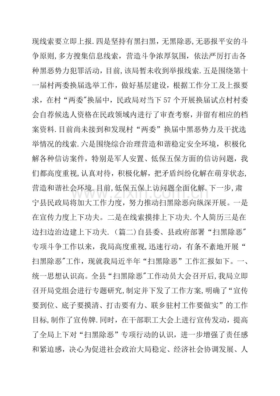 扫黑除恶专项斗争工作情况总结共10篇.doc_第2页