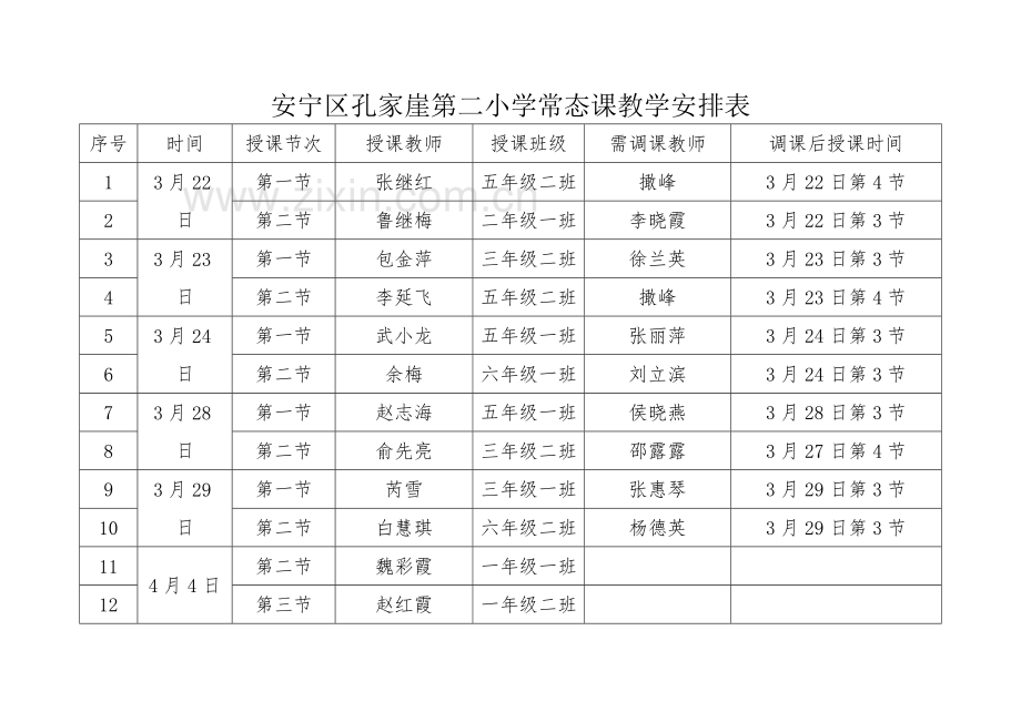 数学教研组常态课活动方案.doc_第3页