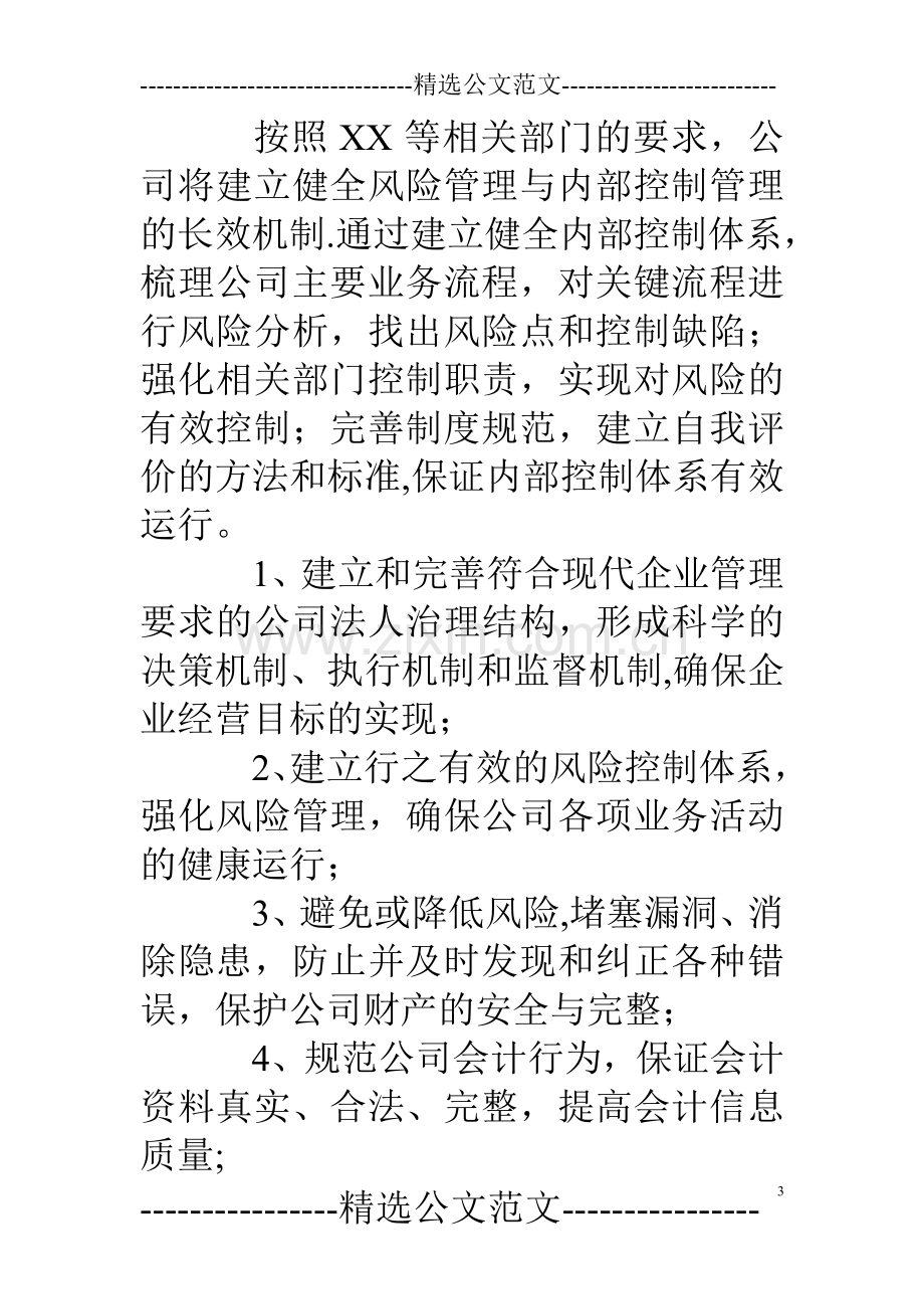 东风汽车有限公司内部控制规范实施工作方案.doc_第3页