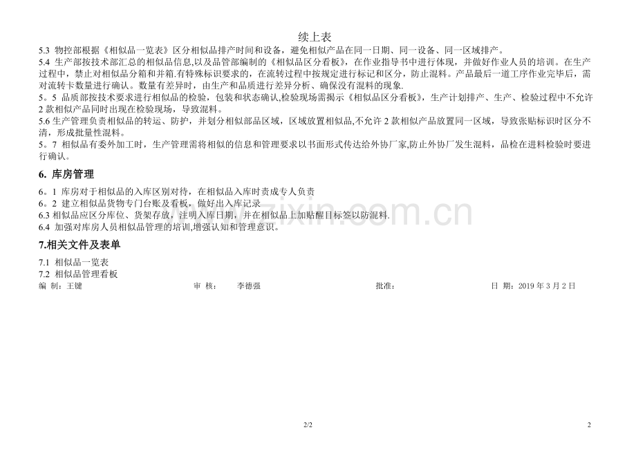 相似品管理规定-物控部.doc_第2页