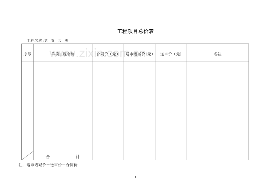 建设工程结算书封面.doc_第3页