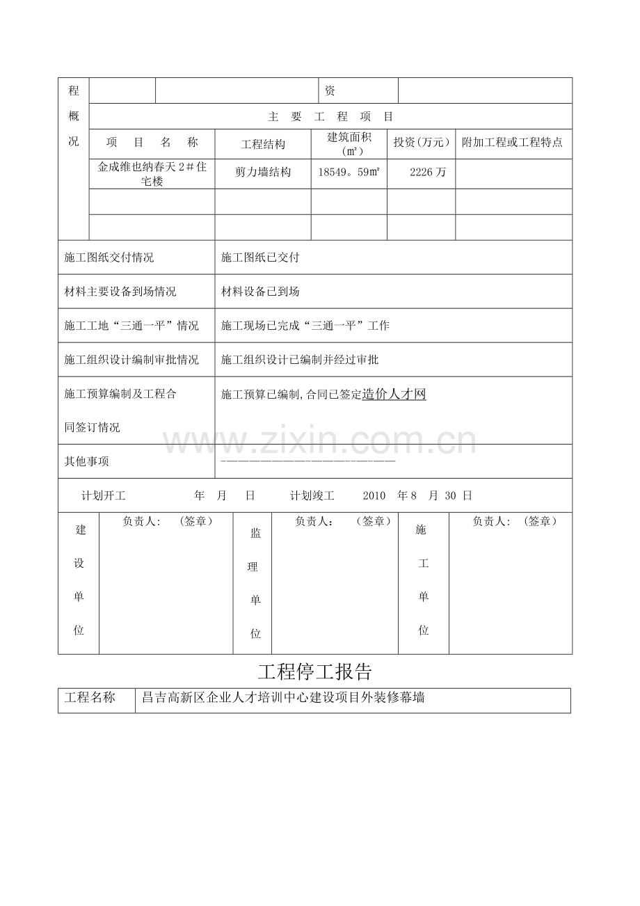 工程复工停工报告.doc_第2页