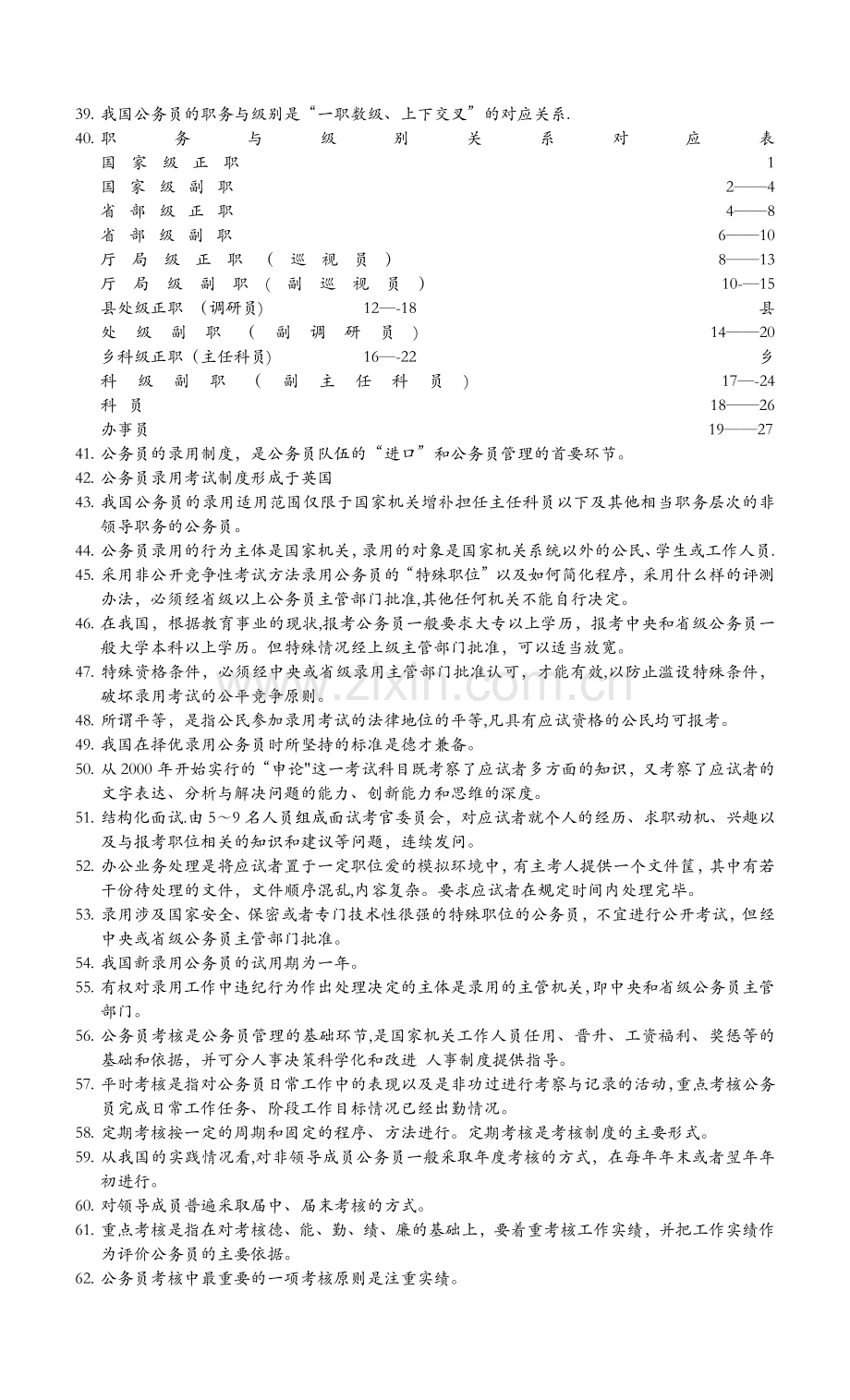 自考公务员制度复习重点.doc_第2页