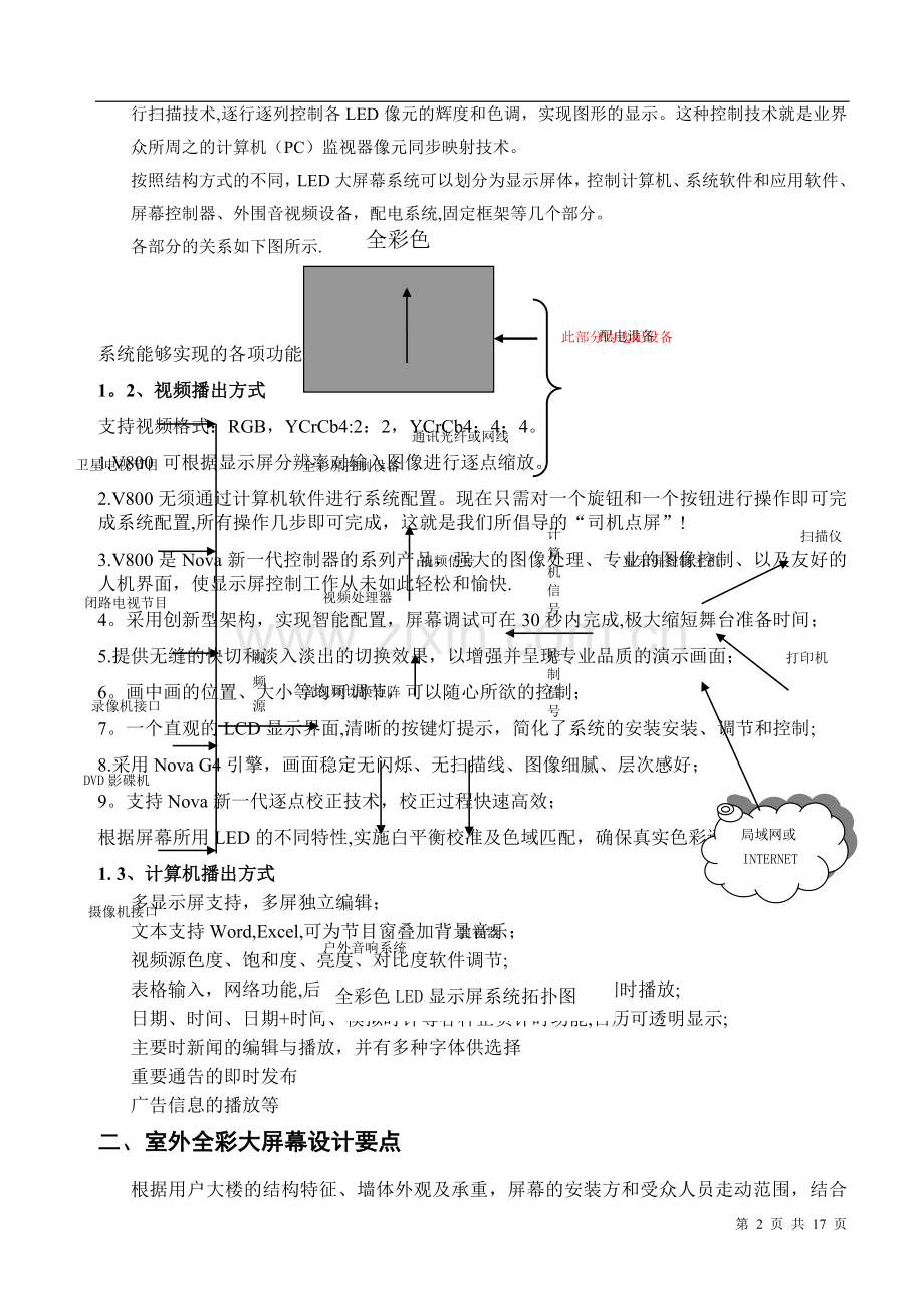 室外P10全彩色LED显示屏设计施工方案.doc_第3页