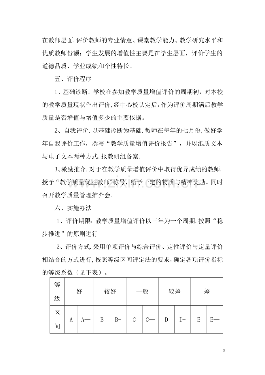 教学质量增值评价方案.doc_第3页