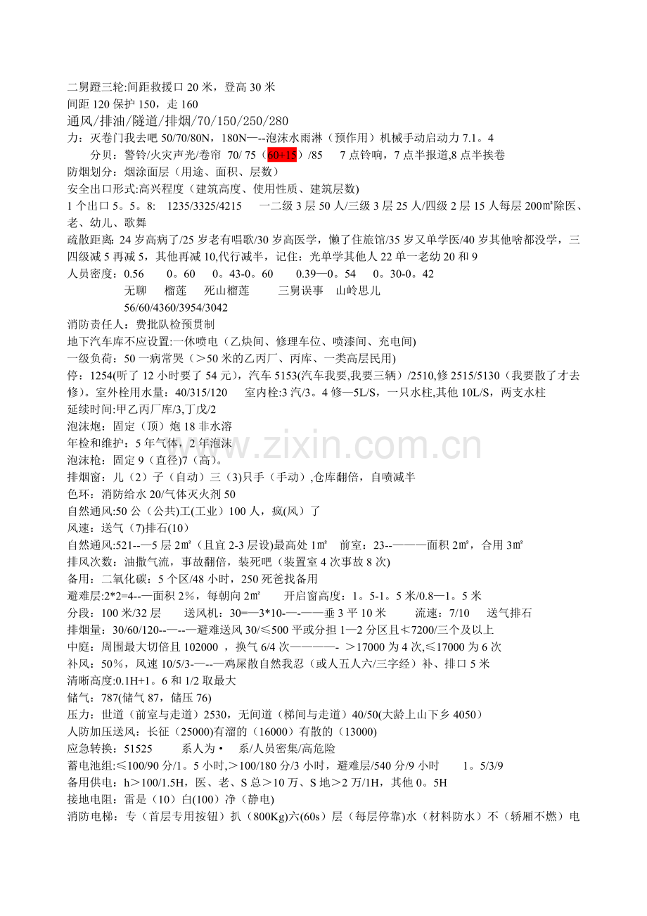 消防工程师口诀汇总.doc_第2页