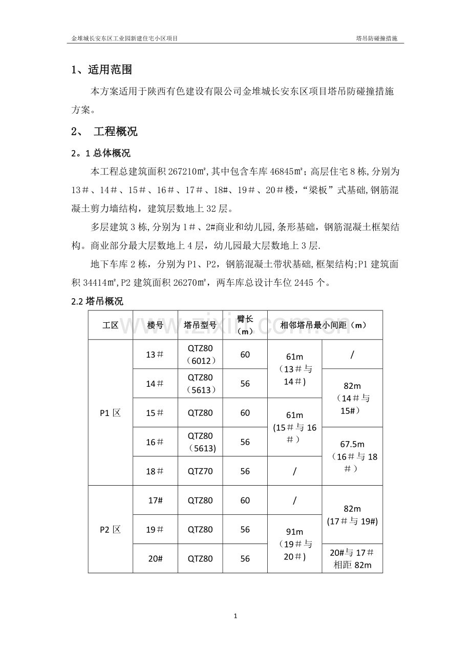 塔吊防碰撞措施方案.doc_第2页