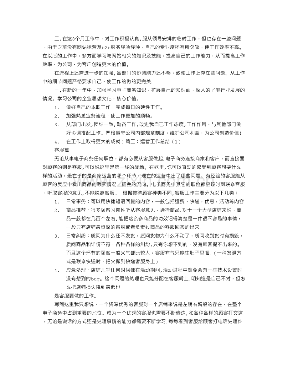 网店运营年终工作总结.doc_第2页