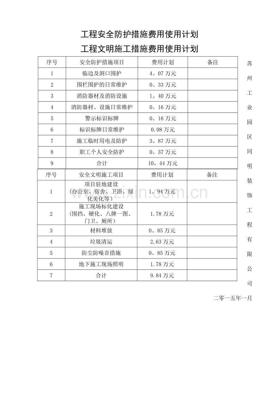 安全文明措施费用使用计划.doc_第2页