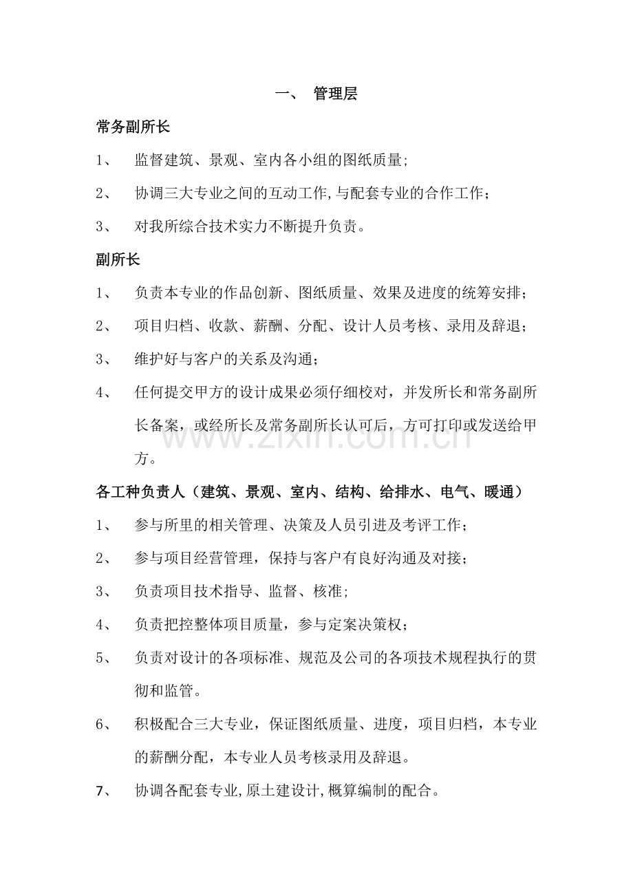 设计院岗位职责.docx_第1页