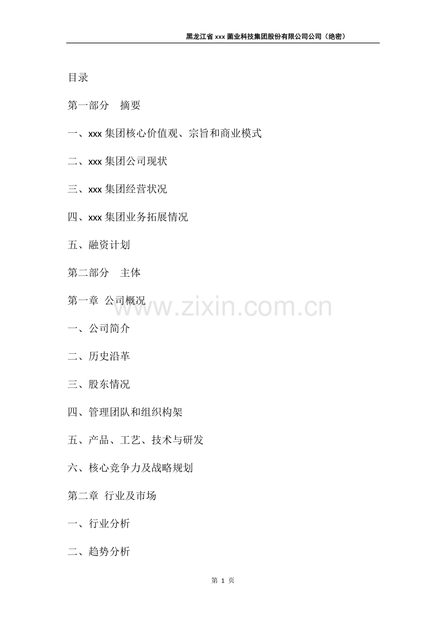 拟上市公司企业商业计划书最全实用版本.docx_第2页