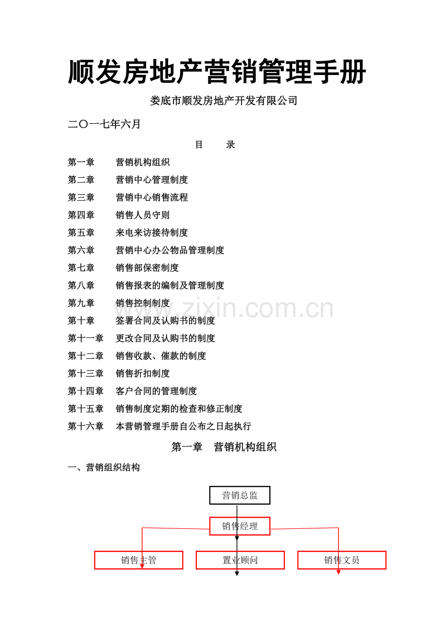 房地产营销管理手册.doc_第1页