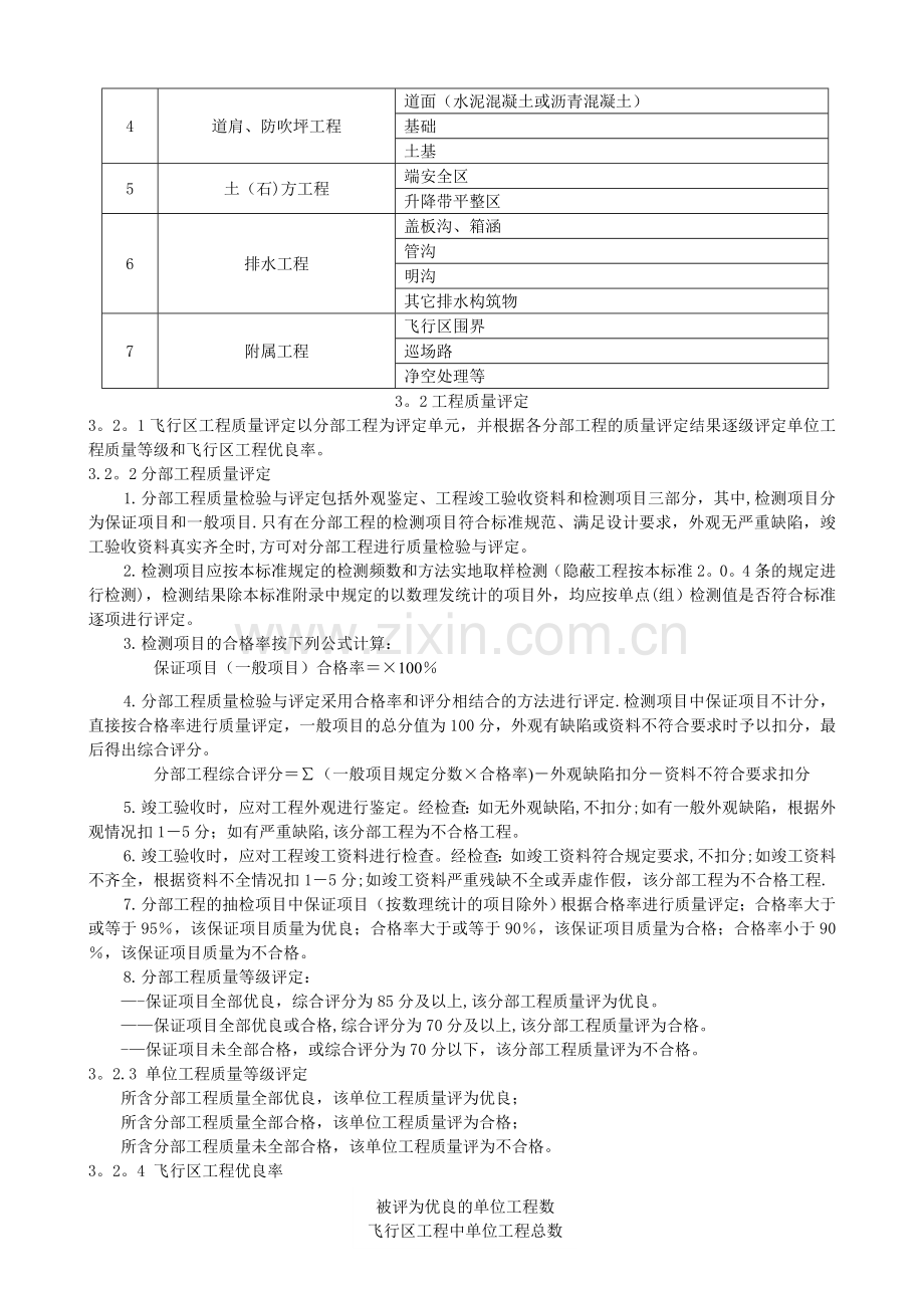 民用机场飞行区工程质量验收评定标准MH5007-2000.doc_第2页