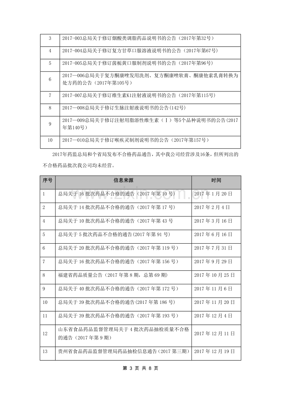 药品批发企业质量管理部工作年度报告.docx_第3页