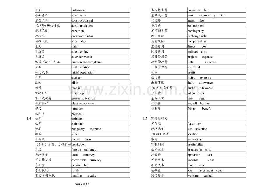 建筑工程英语词汇大全.doc_第2页