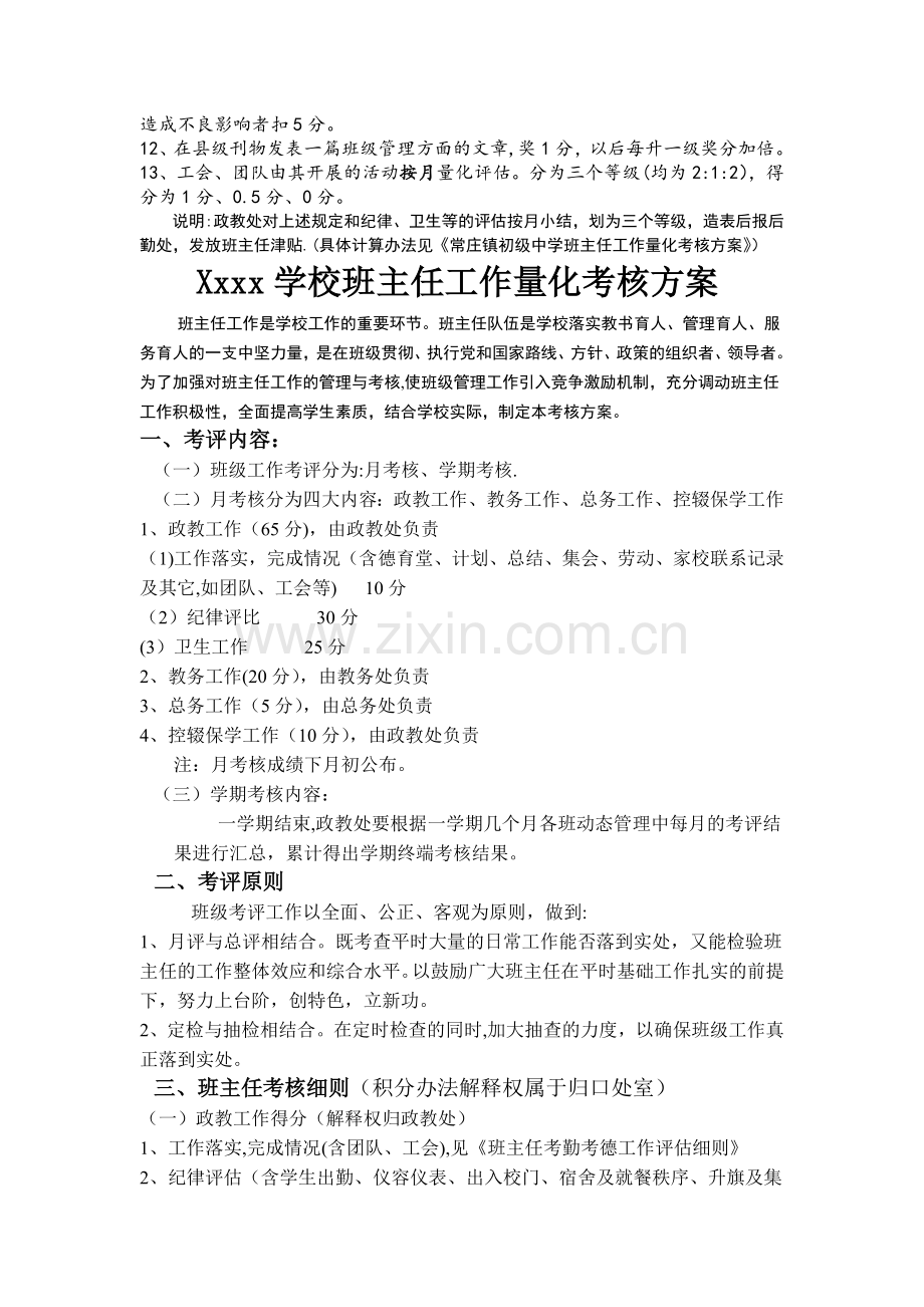 班主任工作考核评估方案修订后.docx_第2页