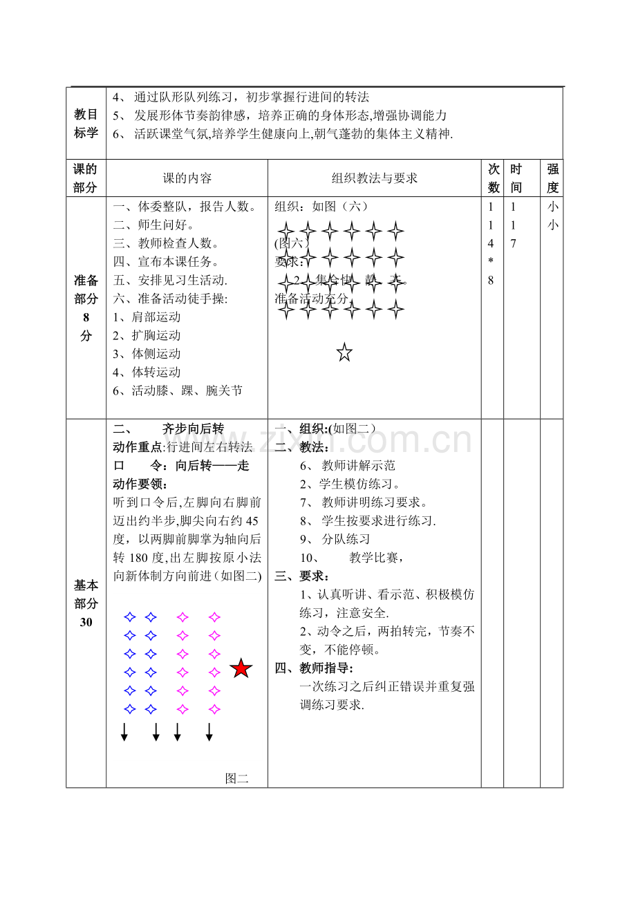 学校教育初一下学期全套体育教案.doc_第3页