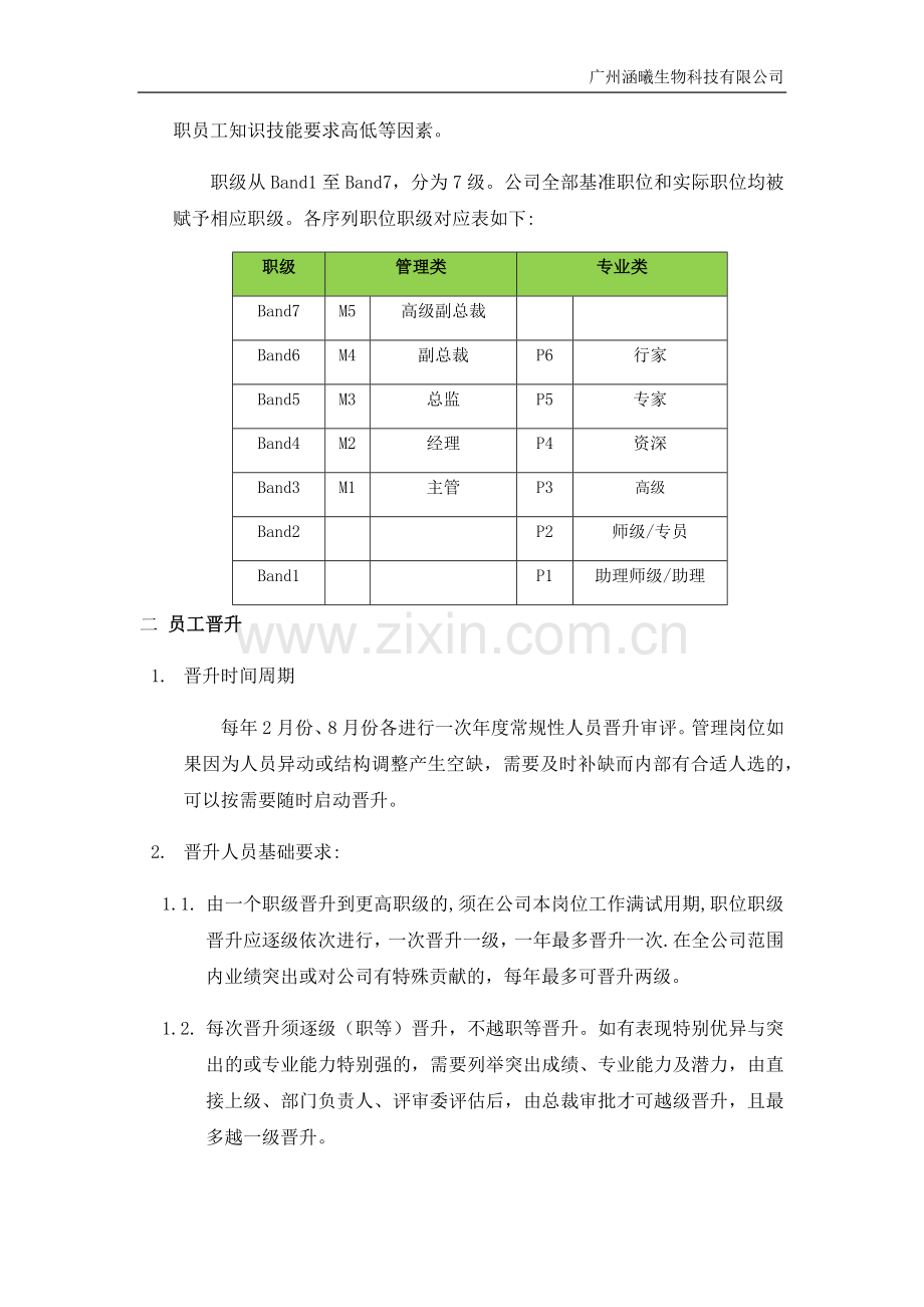 职位职级与晋升管理制度.doc_第2页