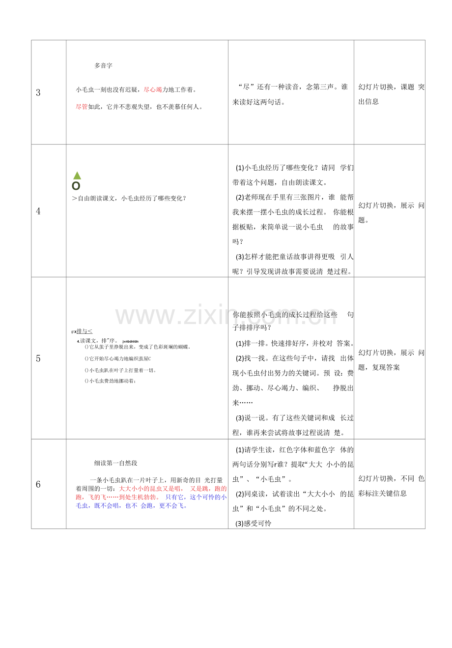 二年级语文下册：朱青玲——二年级下册《小毛虫》.docx_第2页