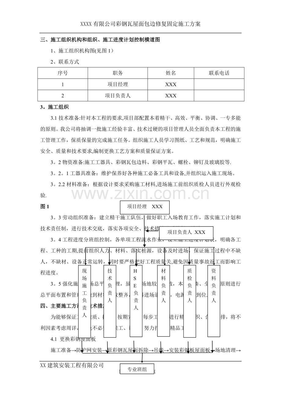 彩钢瓦屋面修复施工方案.doc_第2页