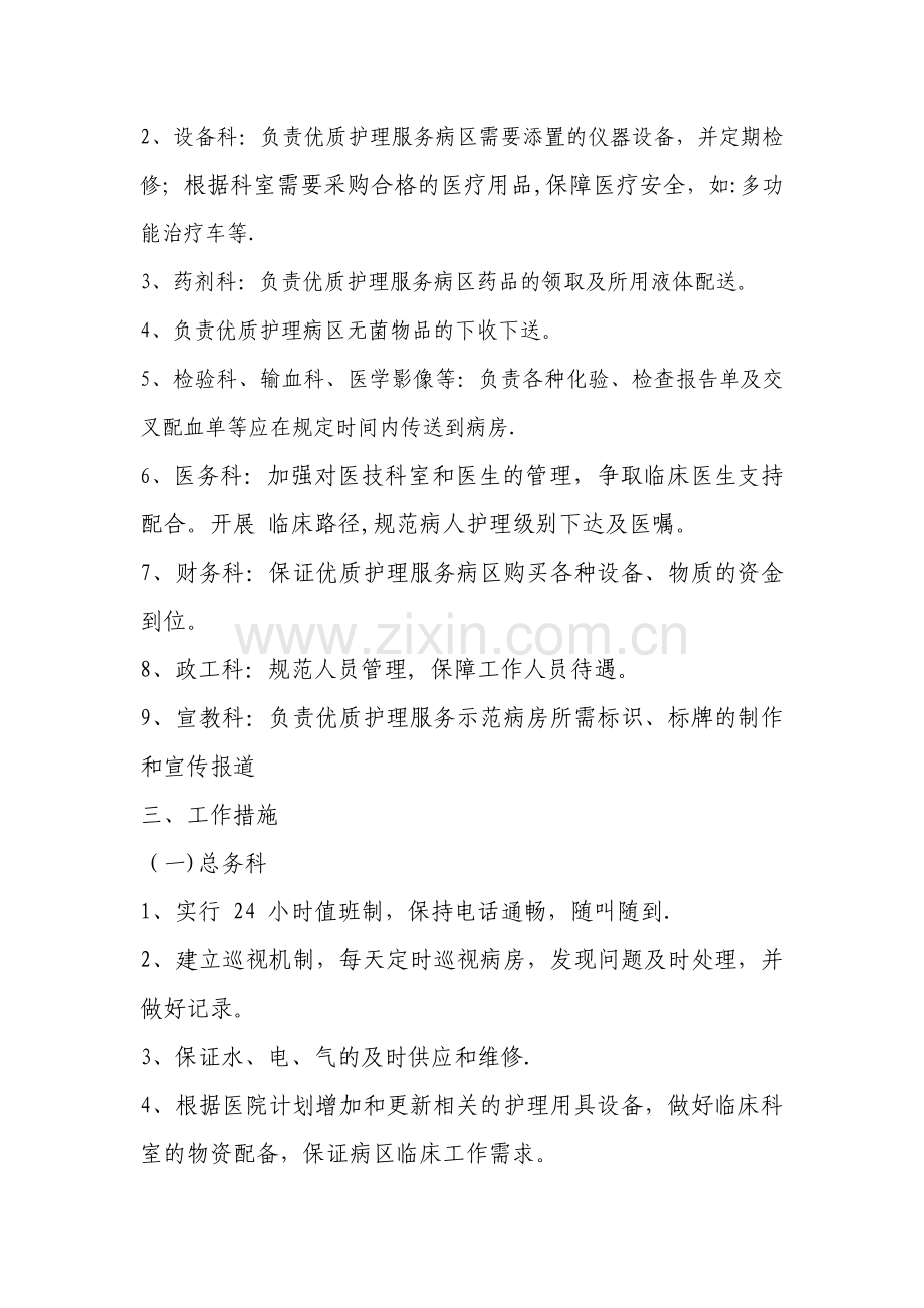 沂水县人民医院优质护理服务保障制度及措施.docx_第2页