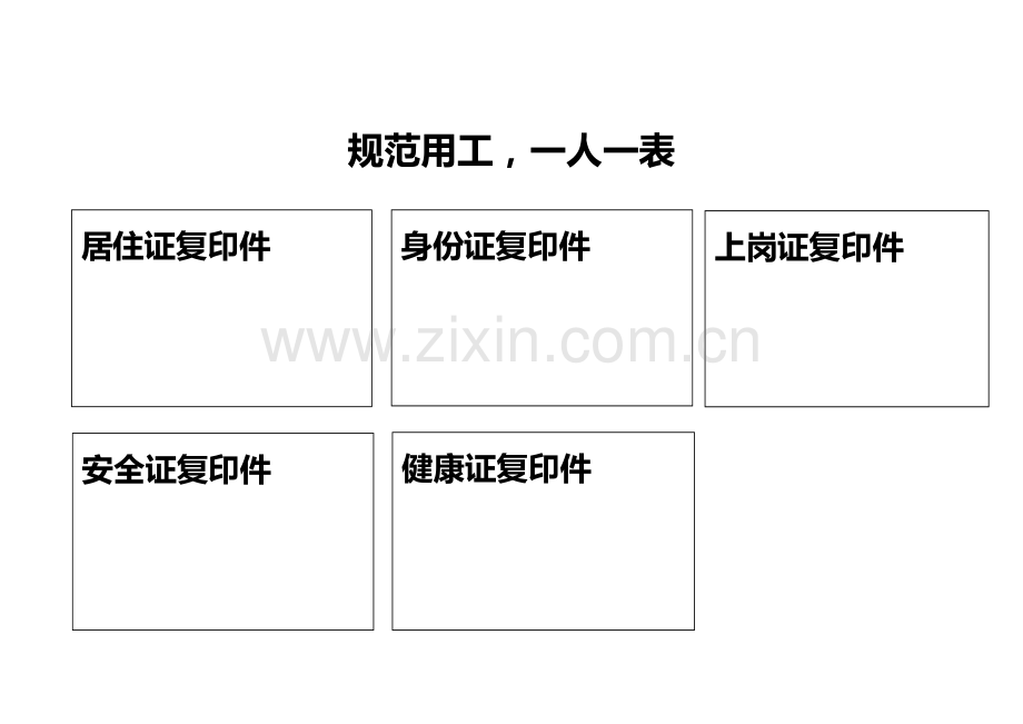 规范用工、一人一表.doc_第1页