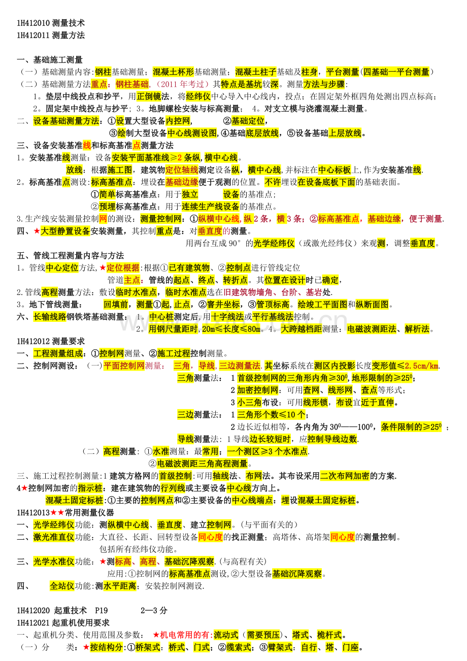 一建机电实务必过知识点总结...doc_第3页