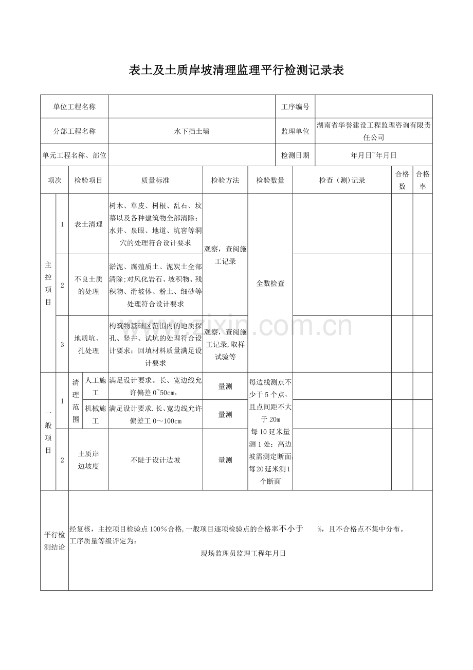 市政平行检验记录表.doc_第2页