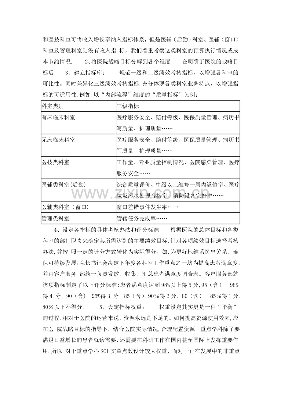 基于平衡计分卡的医院绩效考核体系.doc_第3页