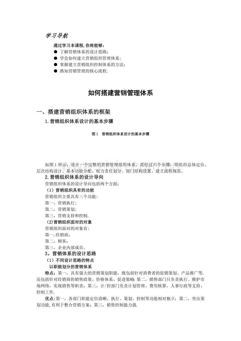 如何搭建营销管理体系.doc_第1页