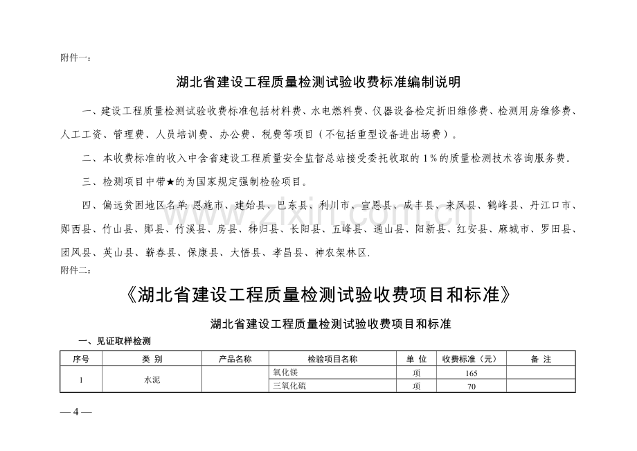 物价局收费标准.doc_第1页