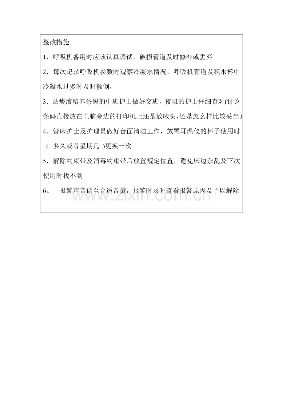 护理质量检查整改单.doc_第2页