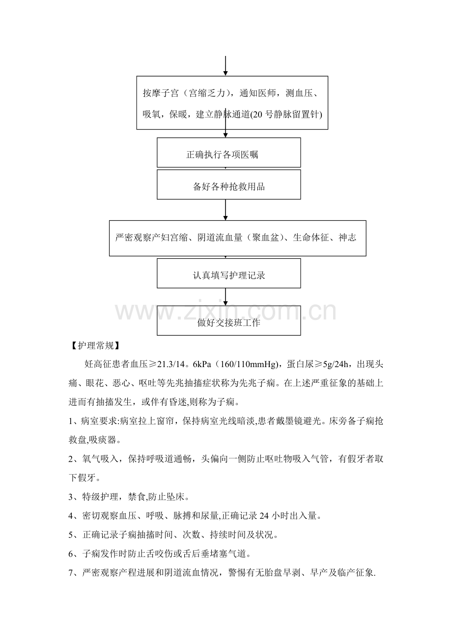 妇产科危重护理常规、应急预案、工作流程.doc_第2页