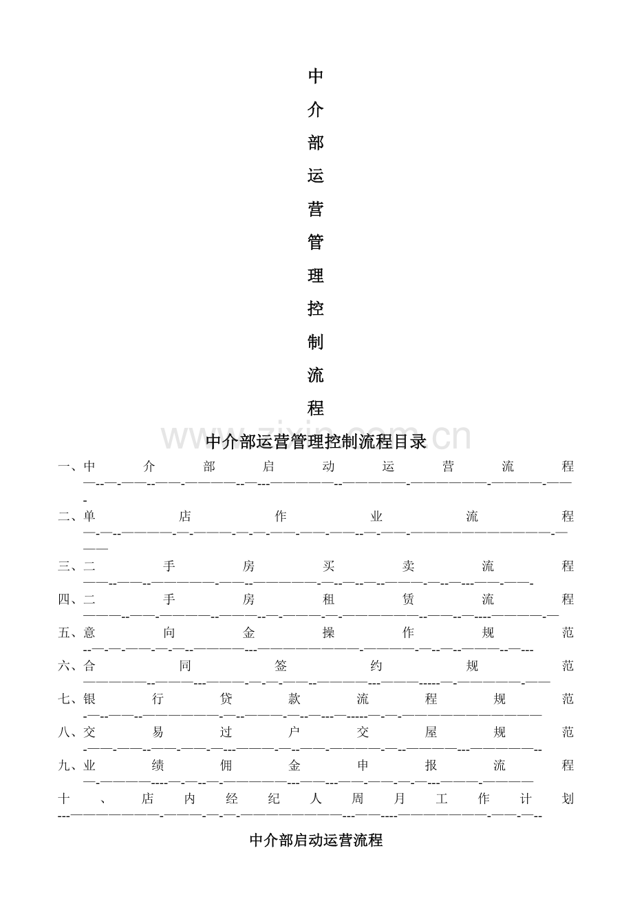 中介部运营管理控制流程.docx_第1页