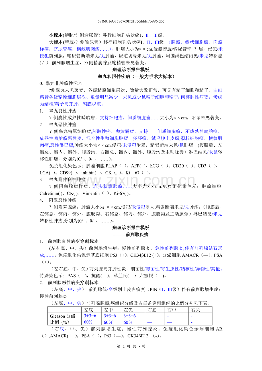 病理诊断报告范本.doc_第2页